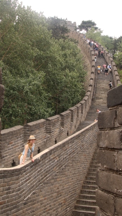 The Great Wall of China, feat. me in a silly hat.